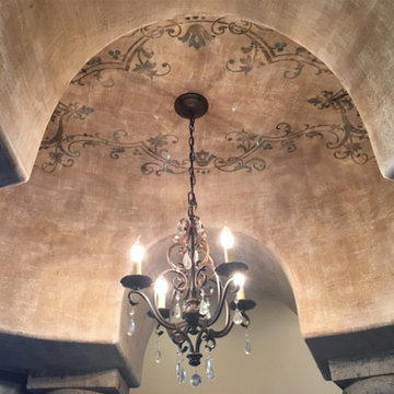 European medallion ceiling.