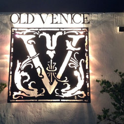 Rustic Sign - Outdoor Lighting