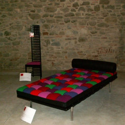 Mies Daybed with Colorful Squares - Daybeds