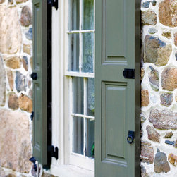 Custom Cedar Shutters - Windows