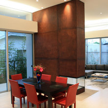 corten  or cement siding