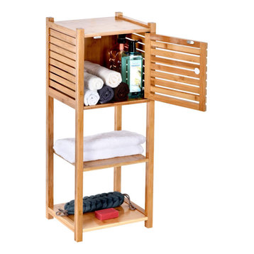 ToiletTree Products Bamboo Bathroom Storage Cabinet