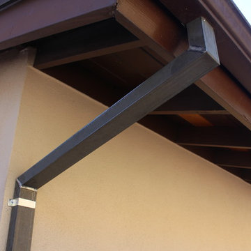 Soldered Steel Downspouts in La Cresenta