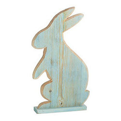 SPRING RABBIT - BLUE - Holiday Decorations