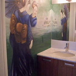 Geisha Mural - Paintings
