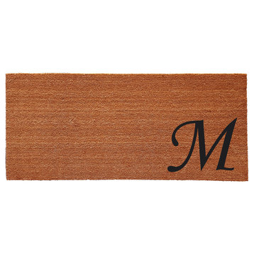 Urban Chic Monogram Doormat 2'x4', Letter M
