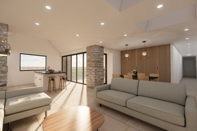Inspiration for a contemporary living room in Other.