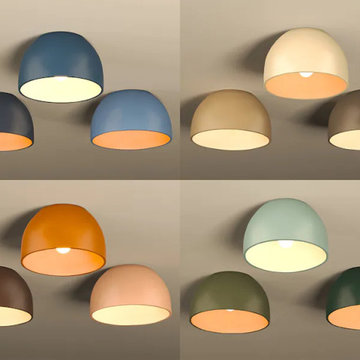 Flush light | semi flush light, low ceiling lamp, Colorful Dome Scondents