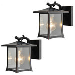 Door Corner - Oil Rubbed Bronze Outdoor Patio/Porch Exterior Light Fixtures, Set of 2 - Include (2) Light Fixtures