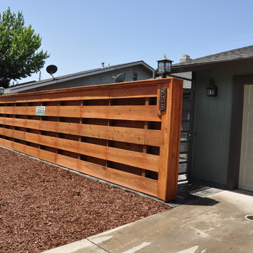 Courtyard Fence & Gate After