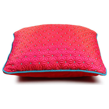 Pillow Cover Padded Star, Red