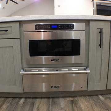 West Main Project - Viking 24" Microwave Drawer & Warming Oven