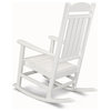 Polywood Presidential Rocking Chair, White