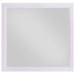 Meridian Furniture - Bowtie Mirror, Pink - Bring unique elegance to your bedroom with this Bowtie pink/gold mirror from Meridian Furniture. Its light pink color adds a touch of femininity to your living space.