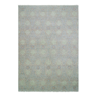 Subtle Tonal Pattern Rugs Tone on tone,Obscured and Subtle, Hand Knotted, Oriental Rug, 12'x17'4 ...