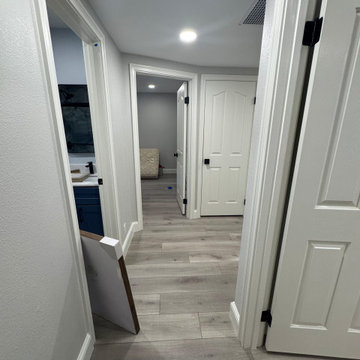 Home Remodel/ One Bath/paint/popcorn removal/LED Can lights/baseboards/Flooring