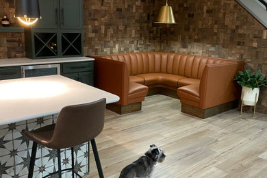 Inspiration for a basement remodel in Cleveland
