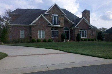 Inspiration for a timeless exterior home remodel in Charlotte