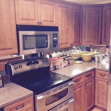 cabinet refacing--classic cherry
