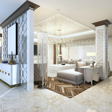 Old Hollywood Glam Art Deco |1920's luxury and glamour featured | living room |