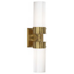 Visual Comfort - Marais Large Double Bath Wall Sconce, 2-Light Hand-Rubbed Antique Brass, 19.75"H - This beautiful wall sconce will magnify your home with a perfect mix of fixture and function. This fixture adds a clean, refined look to your living space. Elegant lines, sleek and high-quality contemporary finishes.Visual Comfort has been the premier resource for signature designer lighting. For over 30 years, Visual Comfort has produced lighting with some of the most influential names in design using natural materials of exceptional quality and distinctive, hand-applied, living finishes.