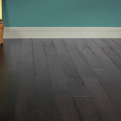 Wire Brushed White Oak Onyx - Hardwood Flooring