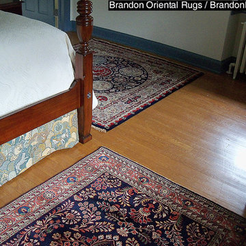 Oriental rugs for bedroom of Huntingdon Valley, PA farmhouse from Brandon Orient