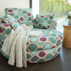 Snuggle Bespoke&reg; Swivel Chair - Furniture
