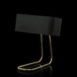 LED Table Lamp Helsinki Black Gold - Table Lamps