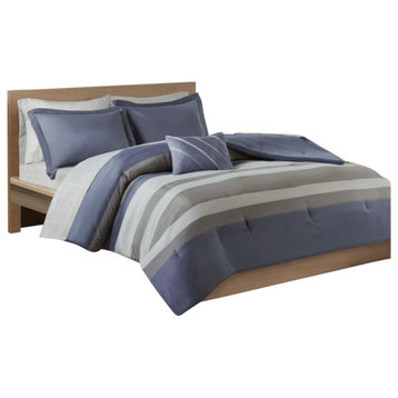 Ergode Striped Comforter Set With Bed Sheets