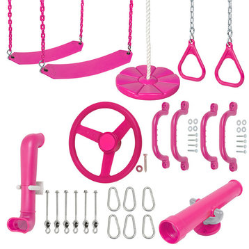 Ultimate Swing Set Kit, Pink