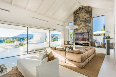Modern villa with a cozy touch