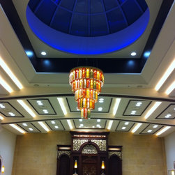 Exotic candles custom oversized chandelier by Galilee lighting - Chandeliers