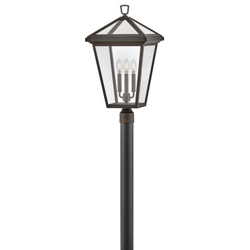 Hinkley Lighting 2563 Alford Place 3 Light 26" Tall Post Light - Oil Rubbed