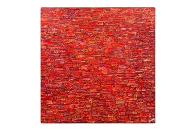 Little Red Roadster 120x120cm