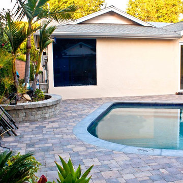 Curved Planters and Pool Deck Redo - View 7
