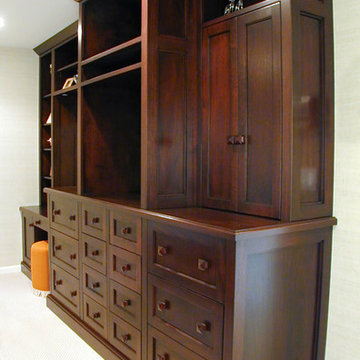 bedroom wall unit / wardrobe, make up, TV