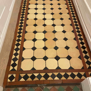 Restoration of a Damaged Victorian Hallway Floor in Preston