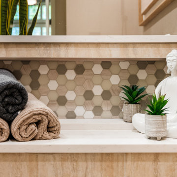 Minimalist Freestanding Tub Styling
