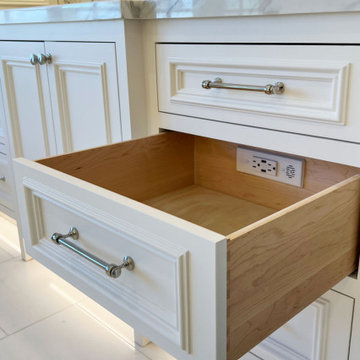 Bathroom Vanity In-Drawer Outlets