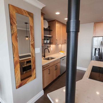 Warm Modern Meets Sophisticated Industrial