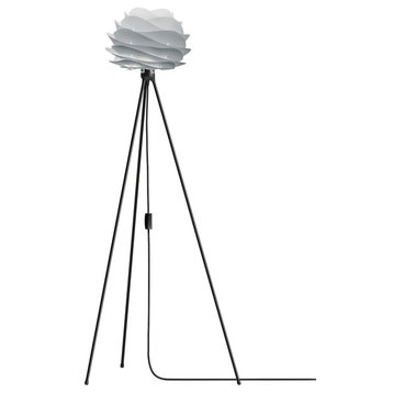 Carmina 51" Tripod Floor Lamp, Black/Gray