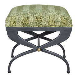 GILANI - Roman Curule Bench - Upholstered Benches