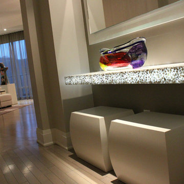 Floating Backlit Console