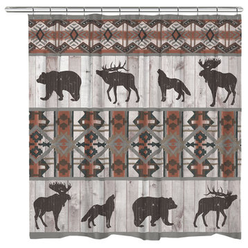 Laural Home Southwest Lodge Shower Curtain