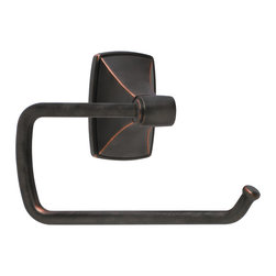 Oil-Rubbed Bronze Tissue Roll Holder Clarendon BH26500ORB - Towel Rings