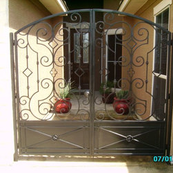 Wrought Iron Exterior Gates - Products