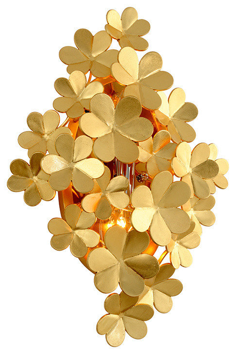 Corbett Lighting 260-14 Gigi 2 Light 17-3/4" Wall Sconce Hand-Crafted Iron Shade
