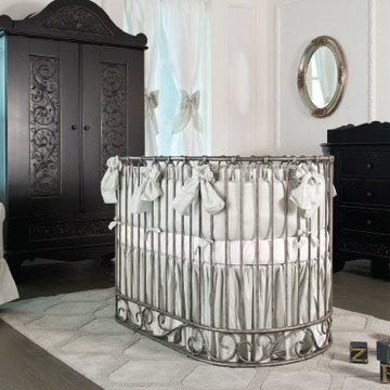 Graceful Elegance: J'adore Round Cradle/Crib
