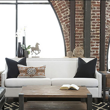 Modern Rustic Living Room.